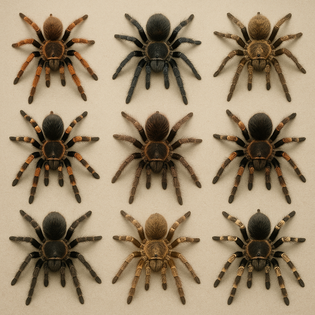 10 najpopularniejszych gatunków ptaszników w hodowlach domowych