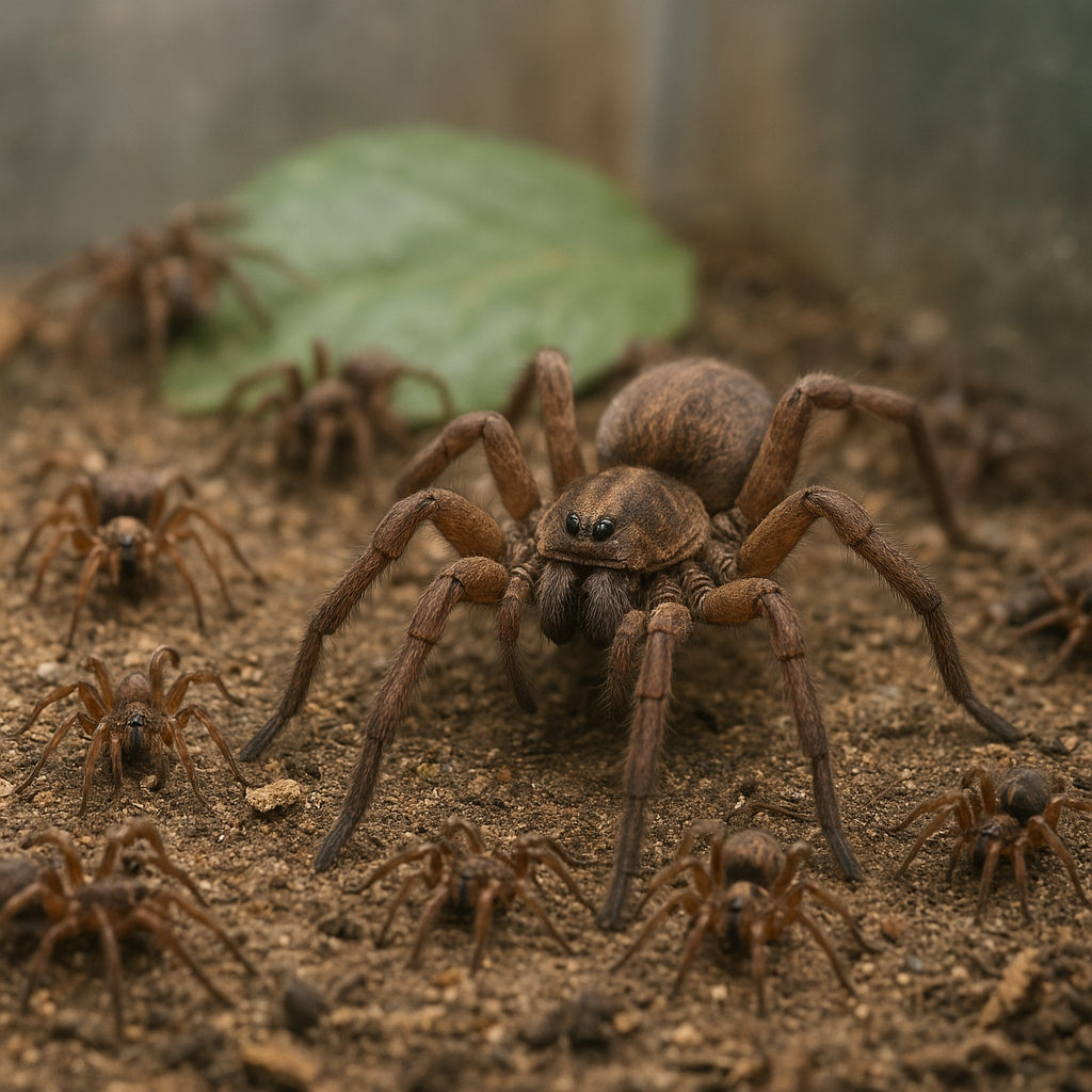Czy pająk może żyć w grupie – gatunki społeczne w hodowlach