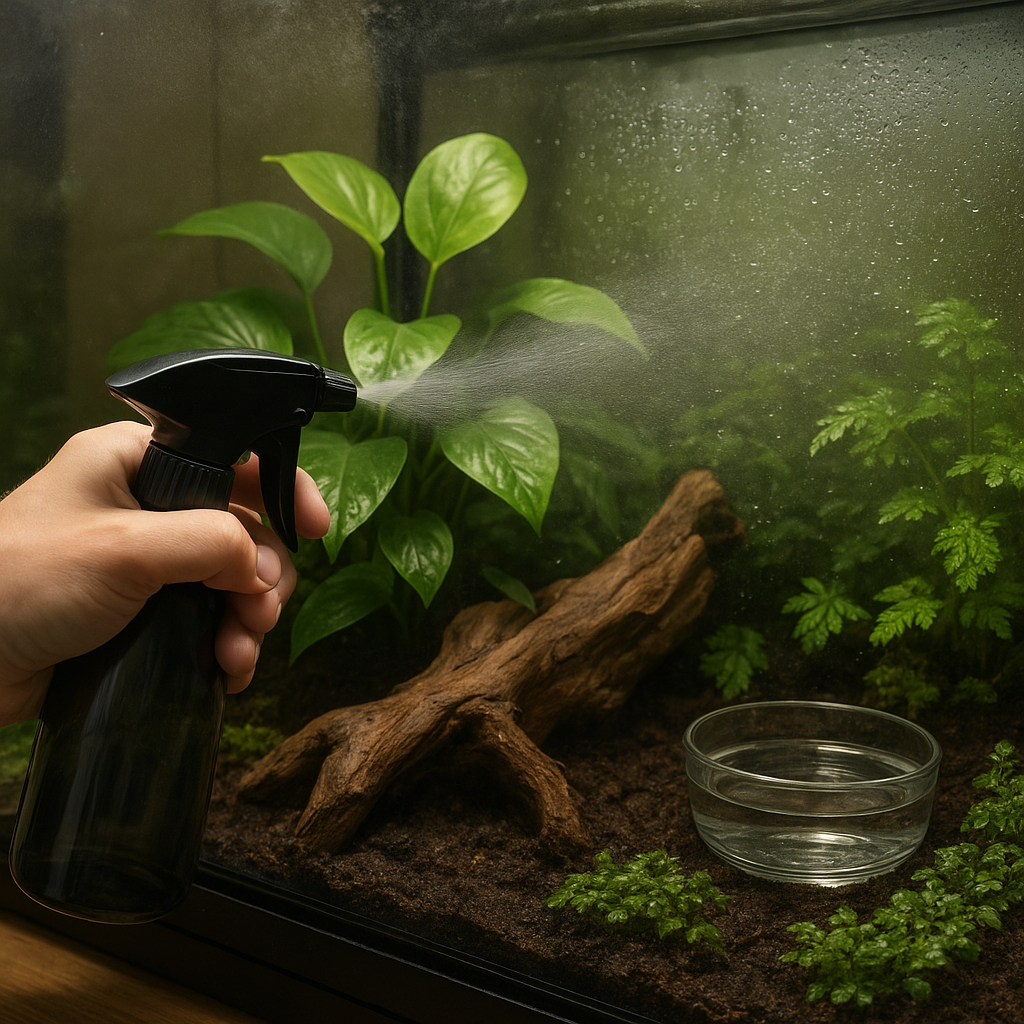 Jak utrzymać odpowiednią wilgotność w terrarium