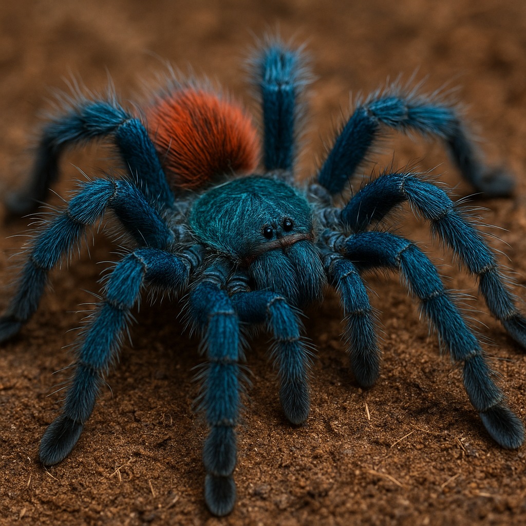 Ptasznik karaibski niebieski – Caribena versicolor