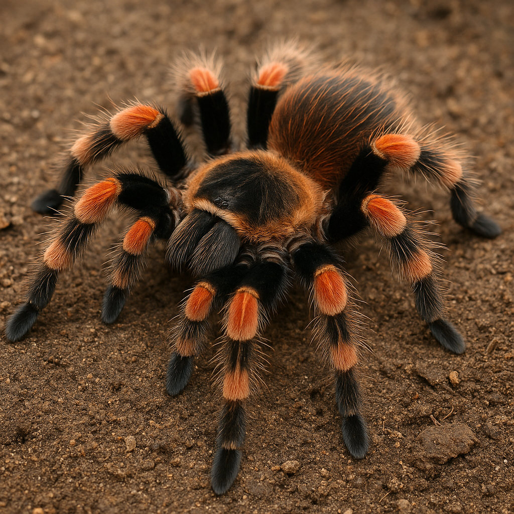 Ptasznik ognisty meksykański – Brachypelma boehmei