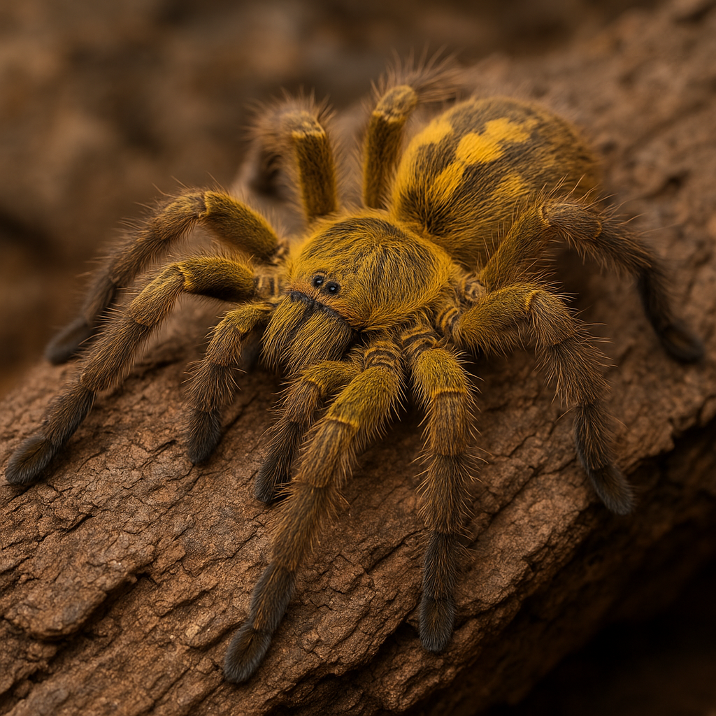 Ptasznik cytrynowy – Psalmopoeus lemoni