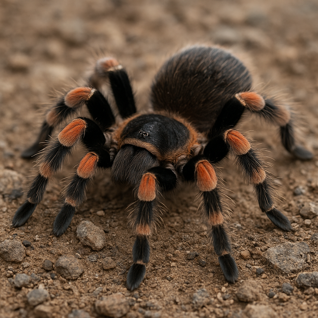 Ptasznik czerwono-kolanowy – Brachypelma emilia