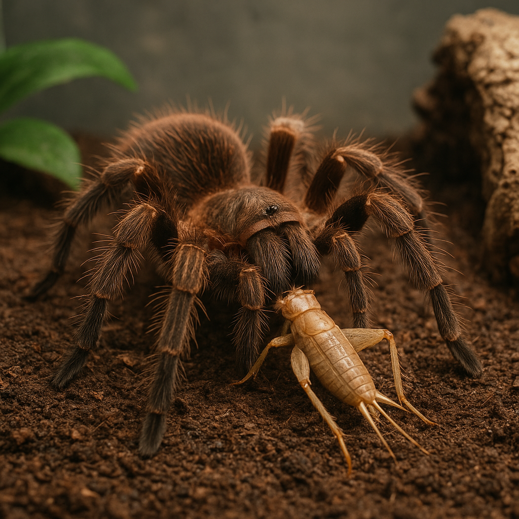 Czym karmić pająki w terrarium – przewodnik po diecie