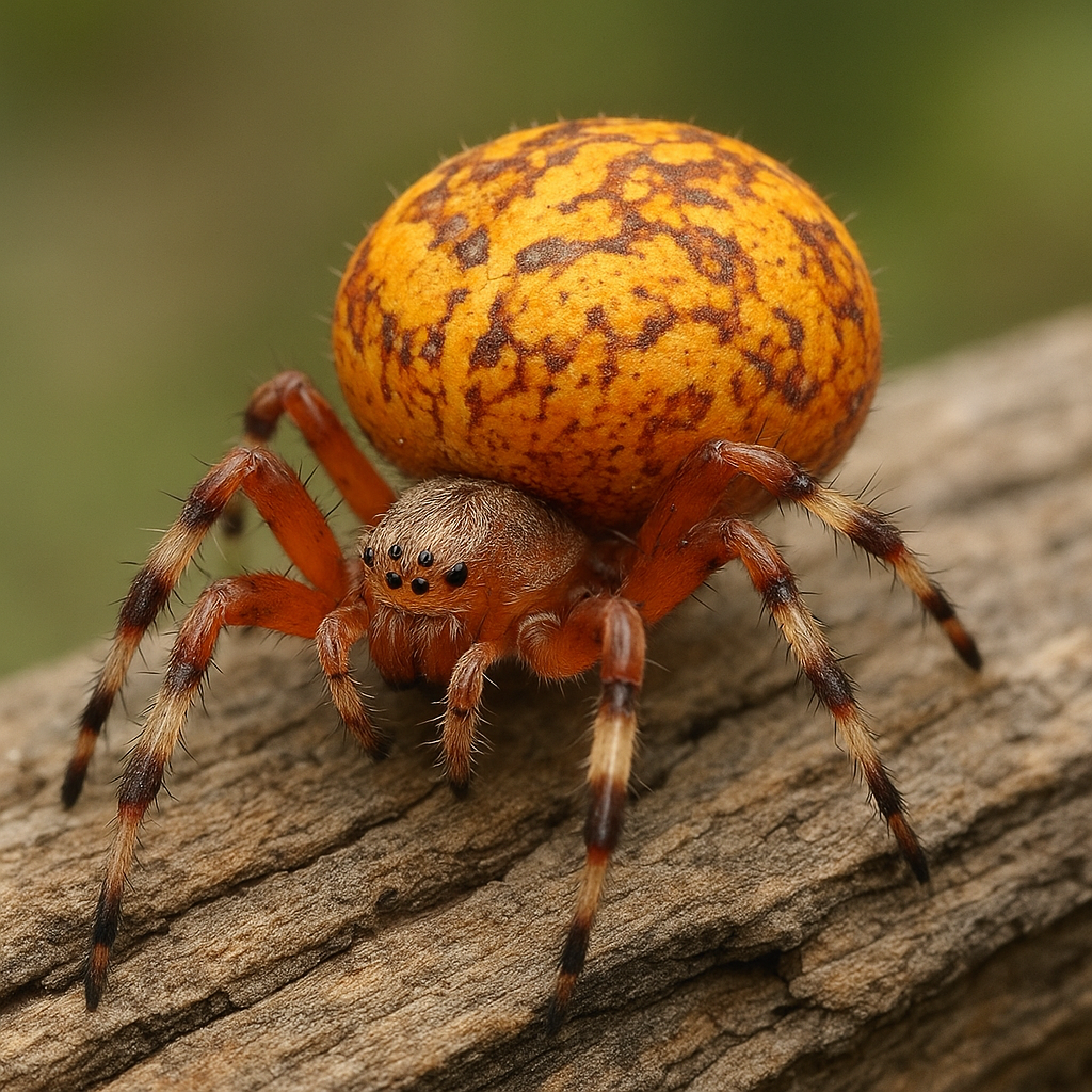 Krzyżak borowy – Araneus marmoreus