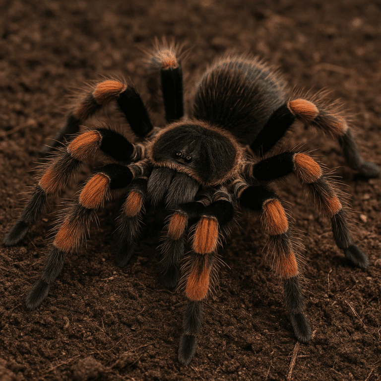 Ptasznik kolumbijski czerwononogi – Megaphobema mesomelas