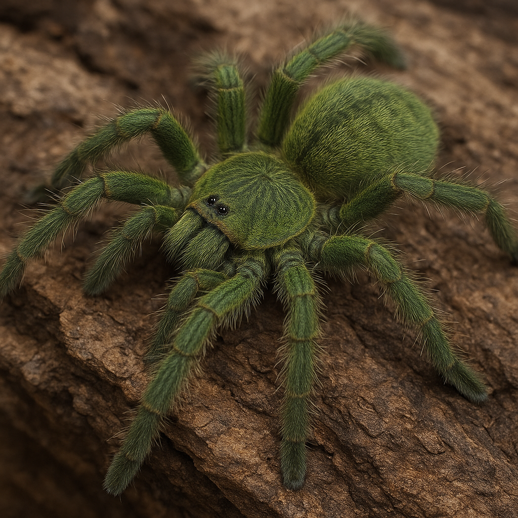 Ptasznik zielony malezyjski – Coremiocnemis brachyramosa