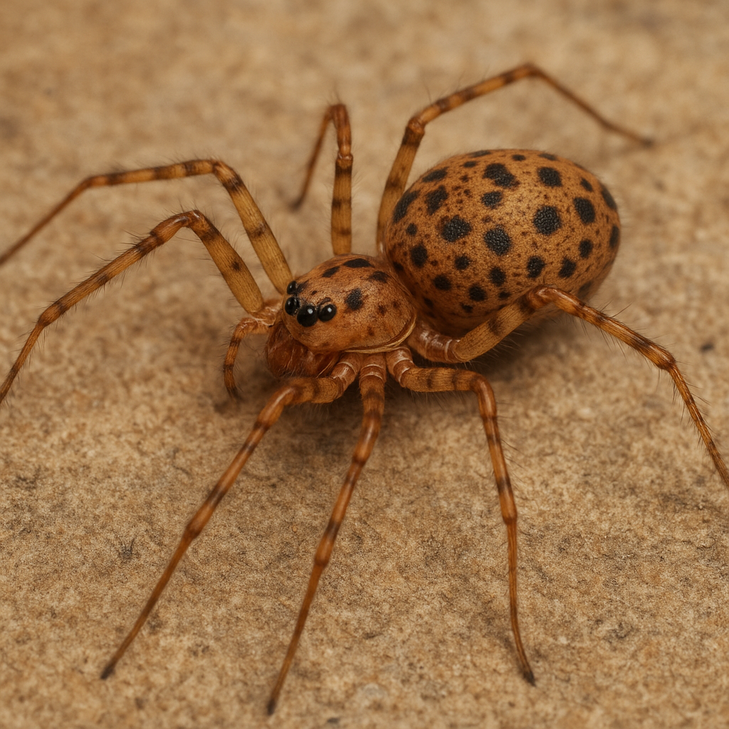 Pająk klejogłowy – Scytodes thoracica