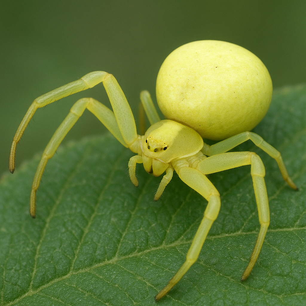 Pająk żółciak – Misumena vatia