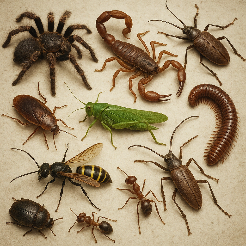 Atlas stawonogów - stawonogi żyjące na świecie