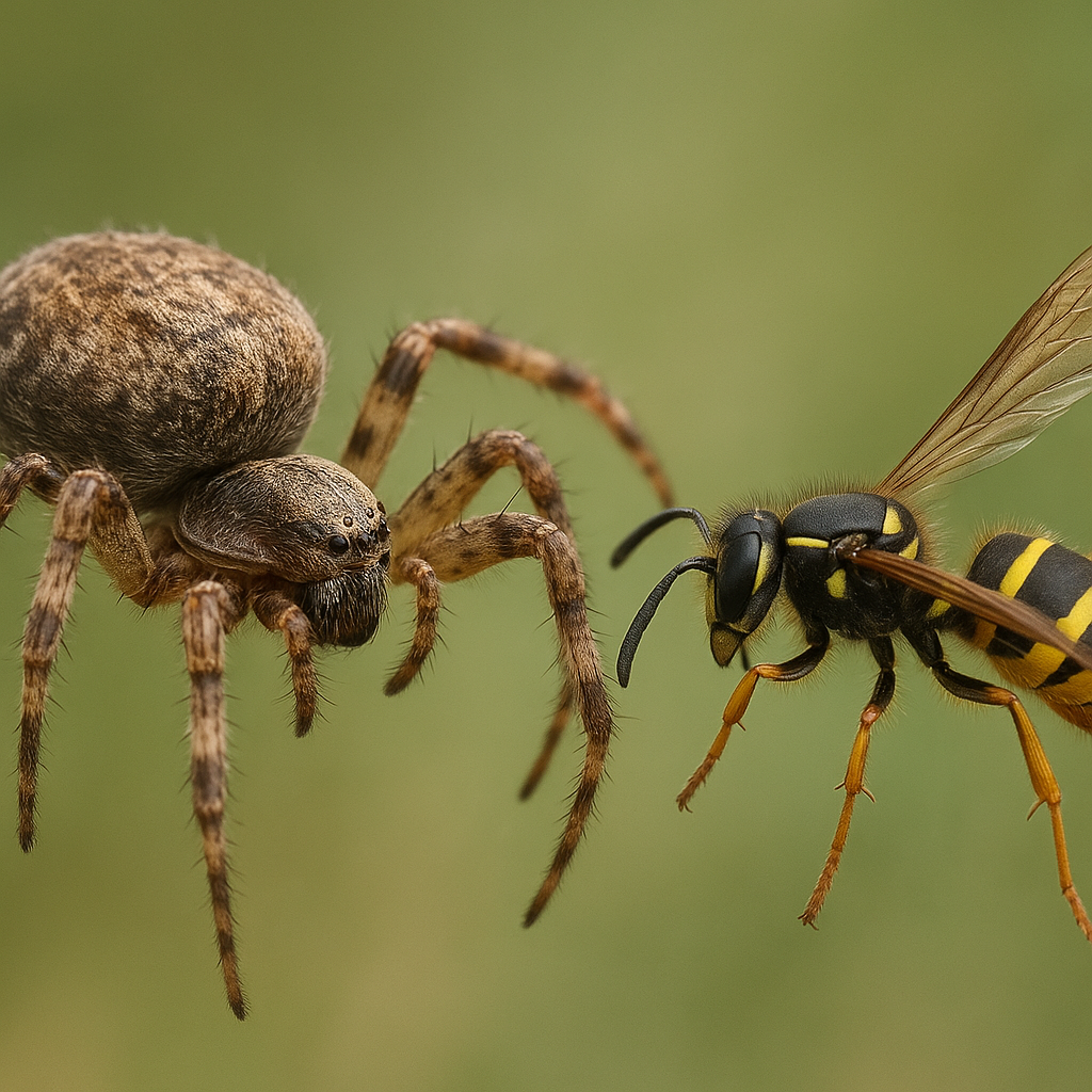 Jakie owady są największymi wrogrami pająków?