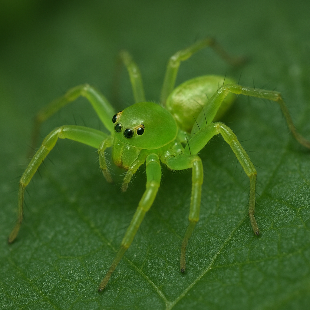 Skakun zielony – Lyssomanes viridis