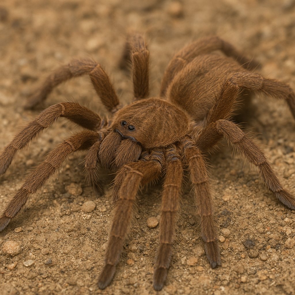 Ptasznik filipiński brązowy – Orphnaecus pellitus