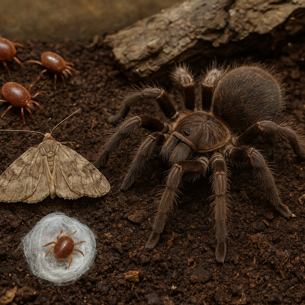 Jak radzić sobie z molami i roztoczami w hodowli pająków