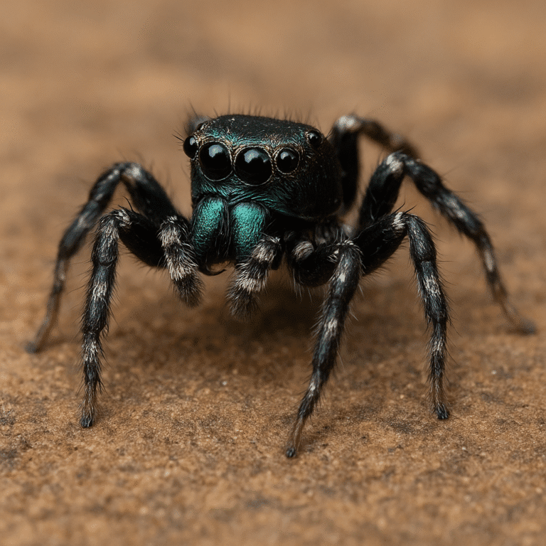Skakun madagaskarski – Heliophanus malagasy