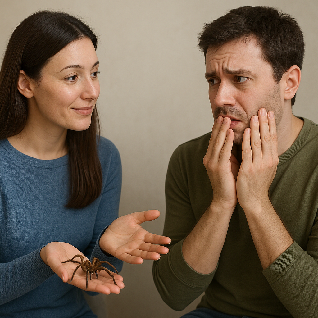 Jak rozmawiać z osobami, które boją się pająków – edukacja zamiast strachu