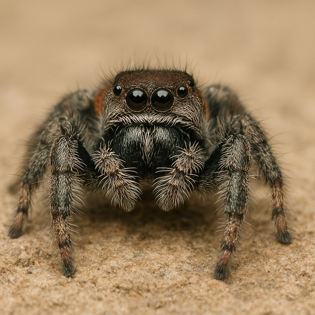 Skakun wąsaty – Phidippus johnsoni