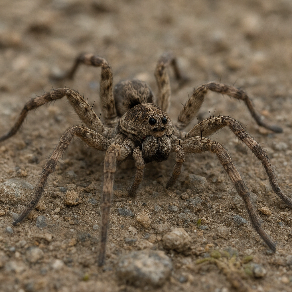 Wilczy pająk alpejski – Lycosa alpigena
