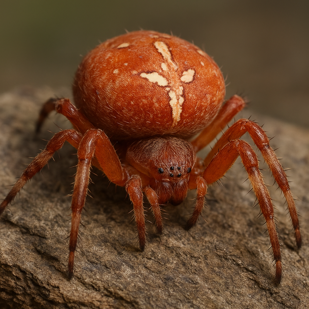 Krzyżak kasztanowy – Araneus cavaticus