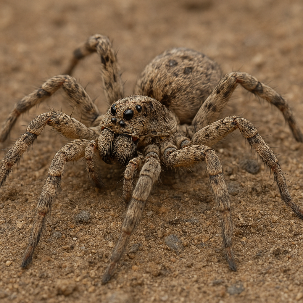 Wilczy pająk mongolski – Lycosa piochardi