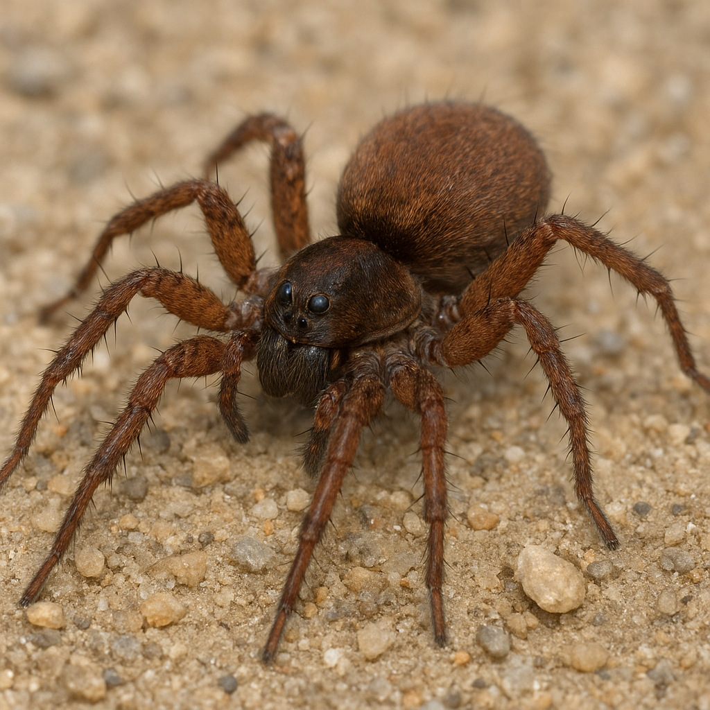 Pogończak rdzawy – Pardosa nigriceps