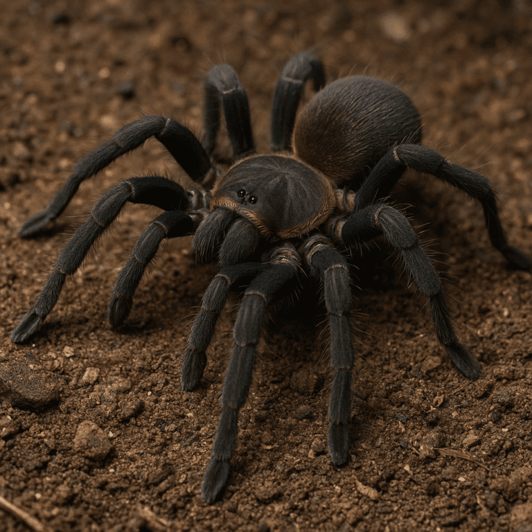 Ptasznik birmański ziemny – Haplopelma longipes