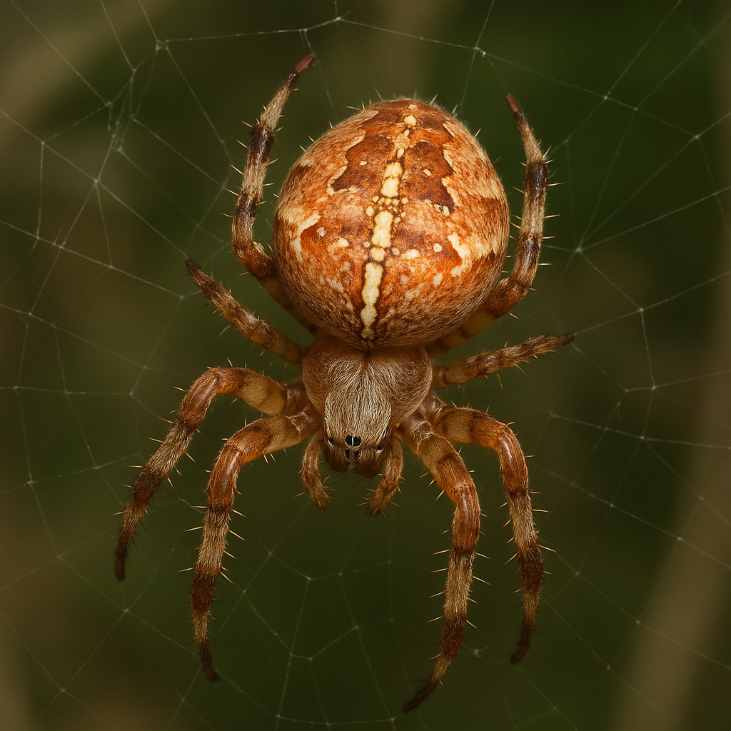 Krzyżak owocowy – Araneus fulvus