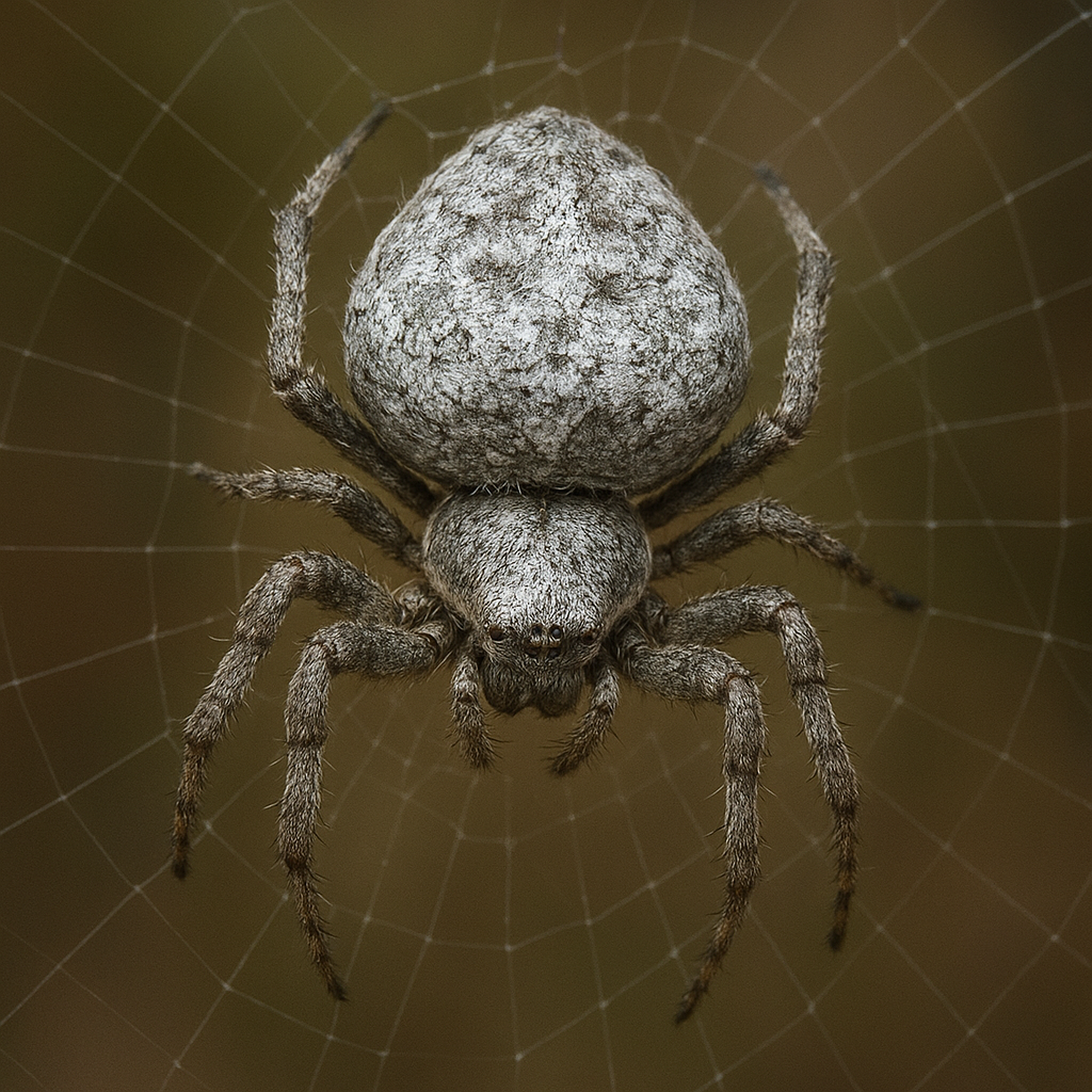 Klecak srebrny – Cyclosa argenteoalba