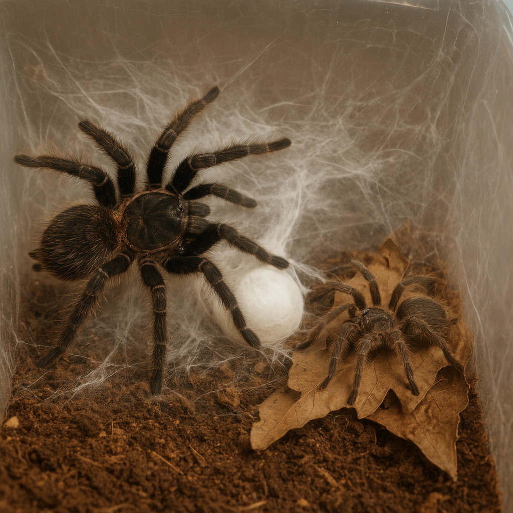 Jak wygląda proces rozmnażania pająków w domowej hodowli