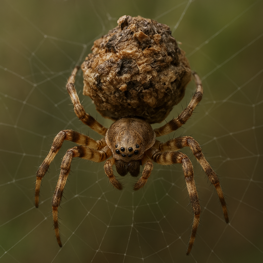 Klecak brunatny – Cyclosa turbinata