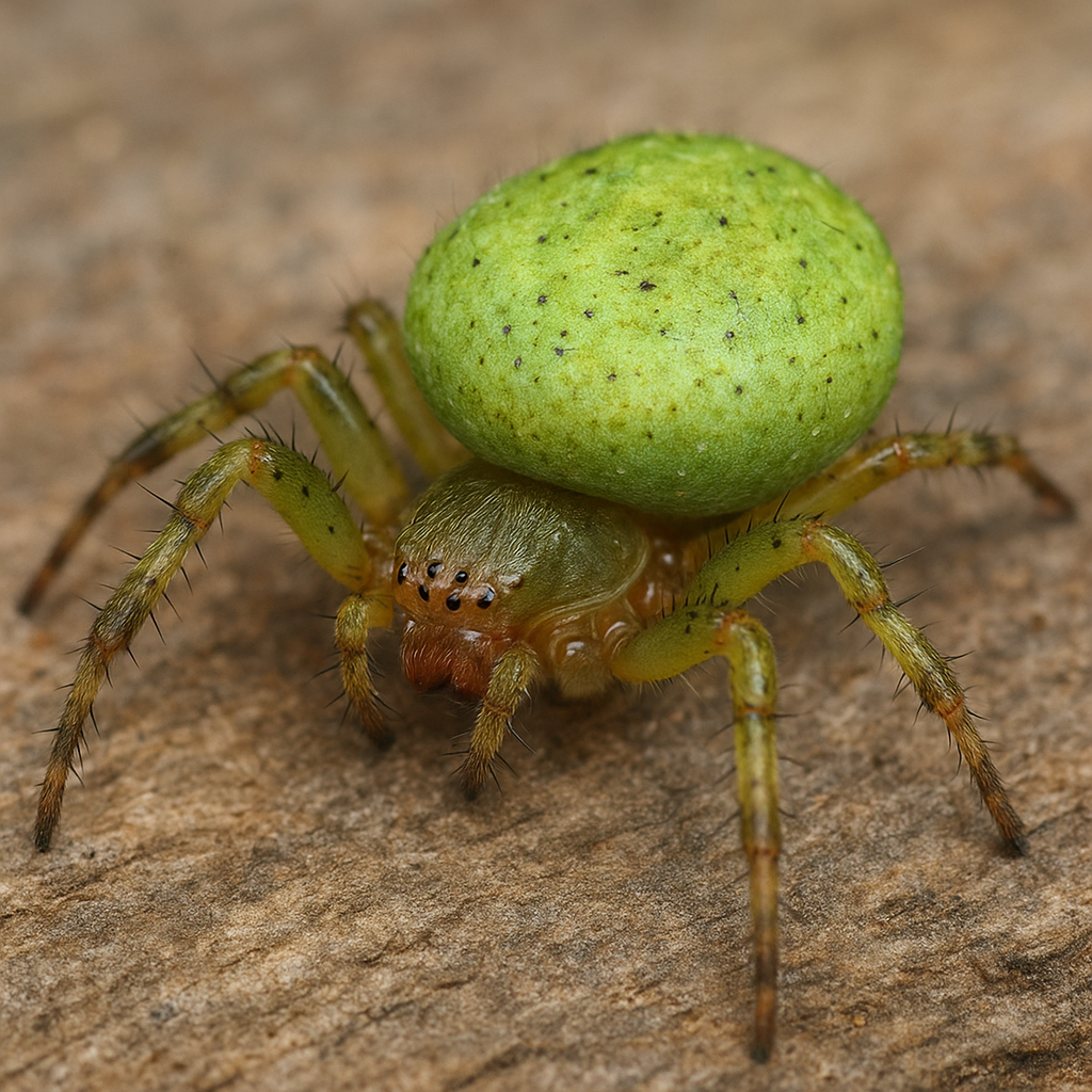 Krzyżak zielonawy – Araneus cucurbitinus