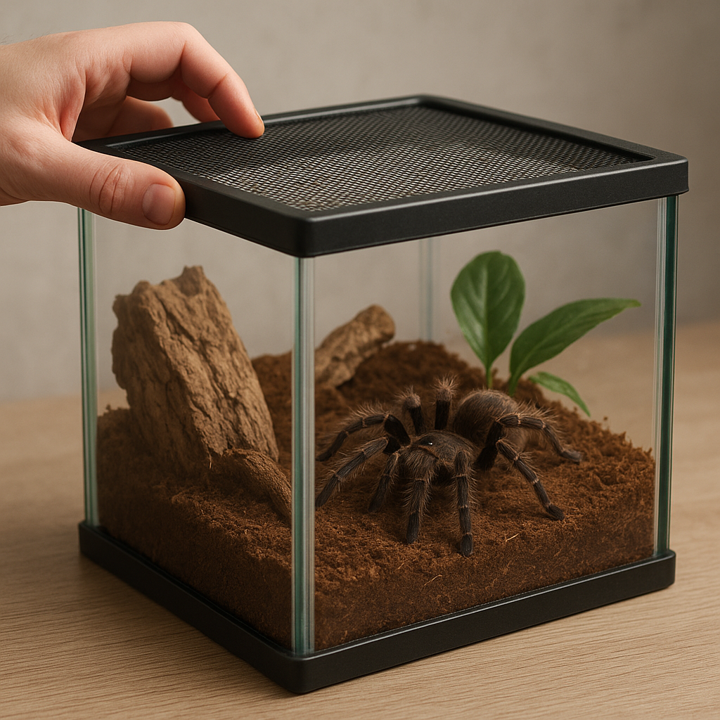 Jak zabezpieczyć terrarium, by pająk nie uciekł