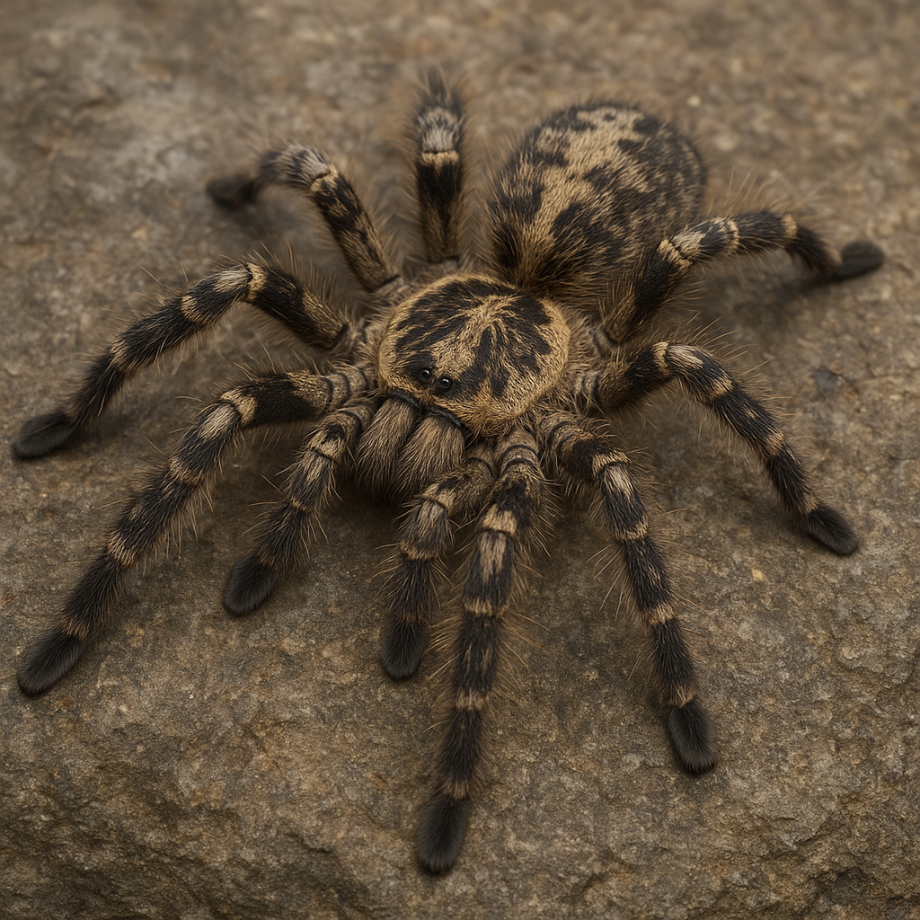 Ptasznik lankijski granitowy – Poecilotheria subfusca lowland form