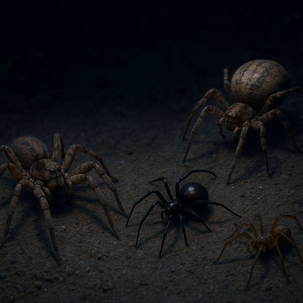 Jakie gatunki pająków są najbardziej aktywne w nocy