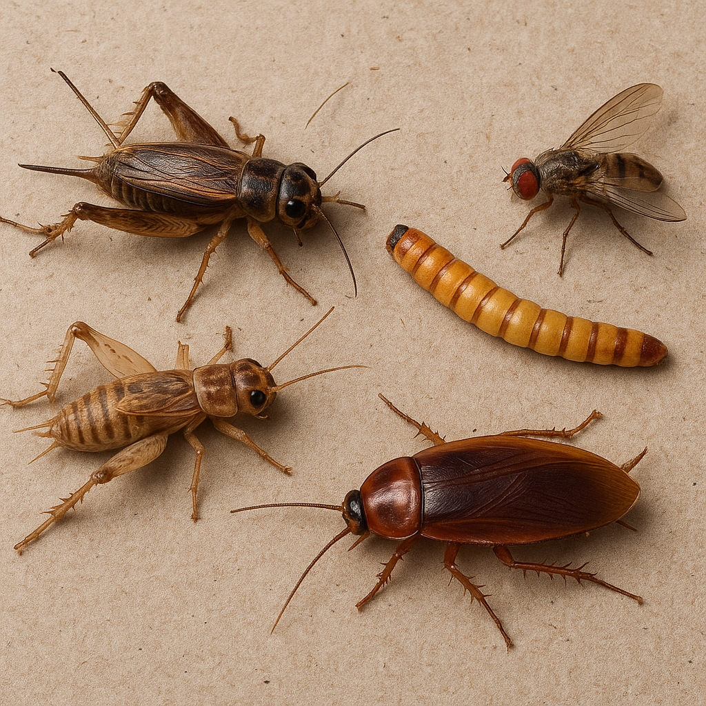 Jakie owady najlepiej nadają się jako pokarm dla ptaszników