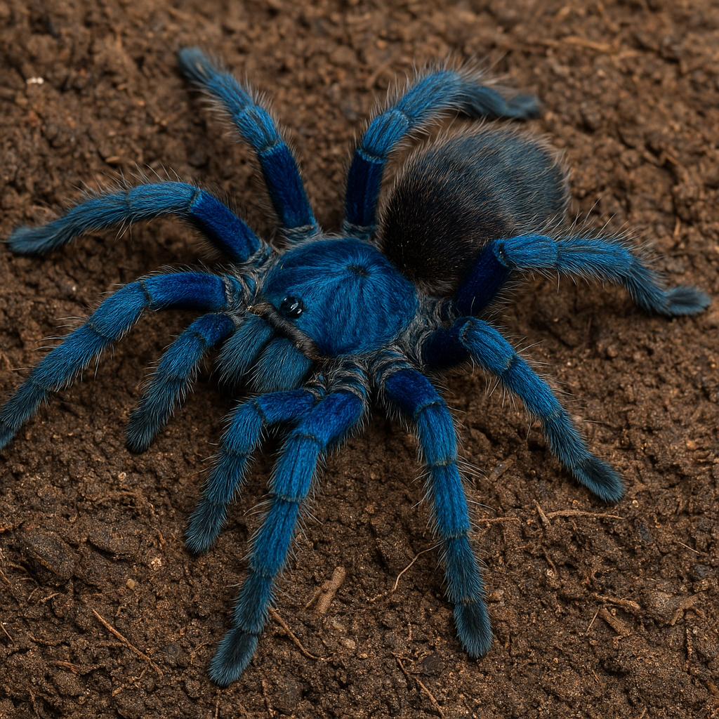 Ptasznik tajski błękitny – Chilobrachys sp. electric blue