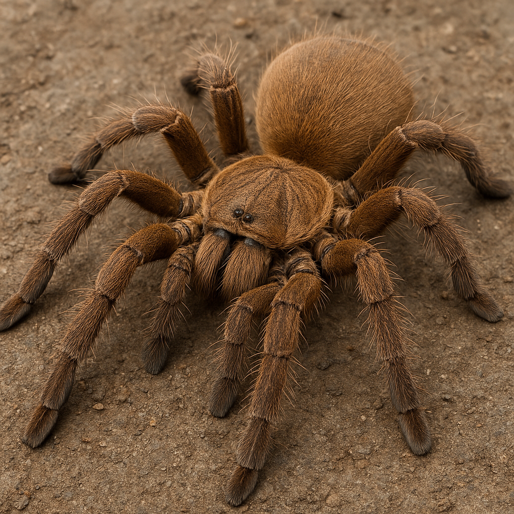 Ptasznik szerokogłowy – Hysterocrates crassipes