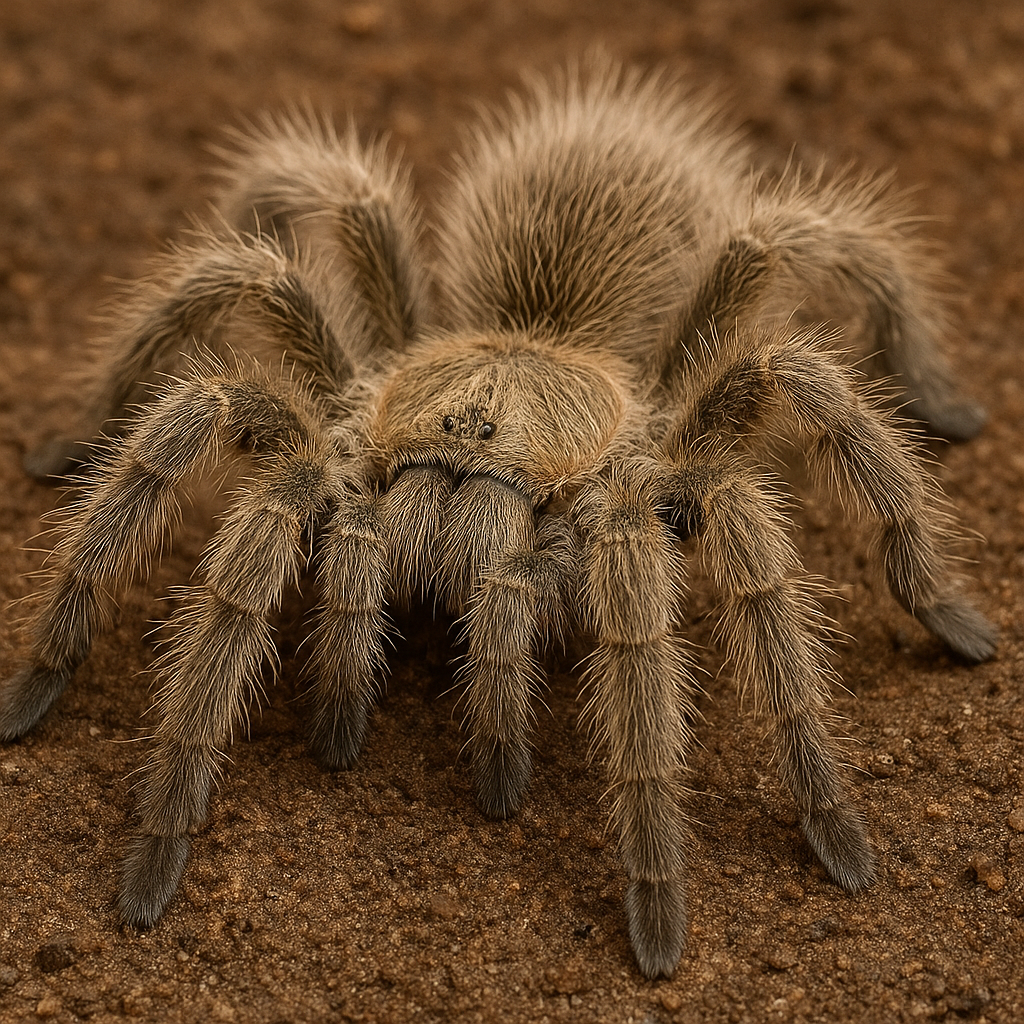 Ptasznik brazylijski puszysty – Vitalius paranaensis