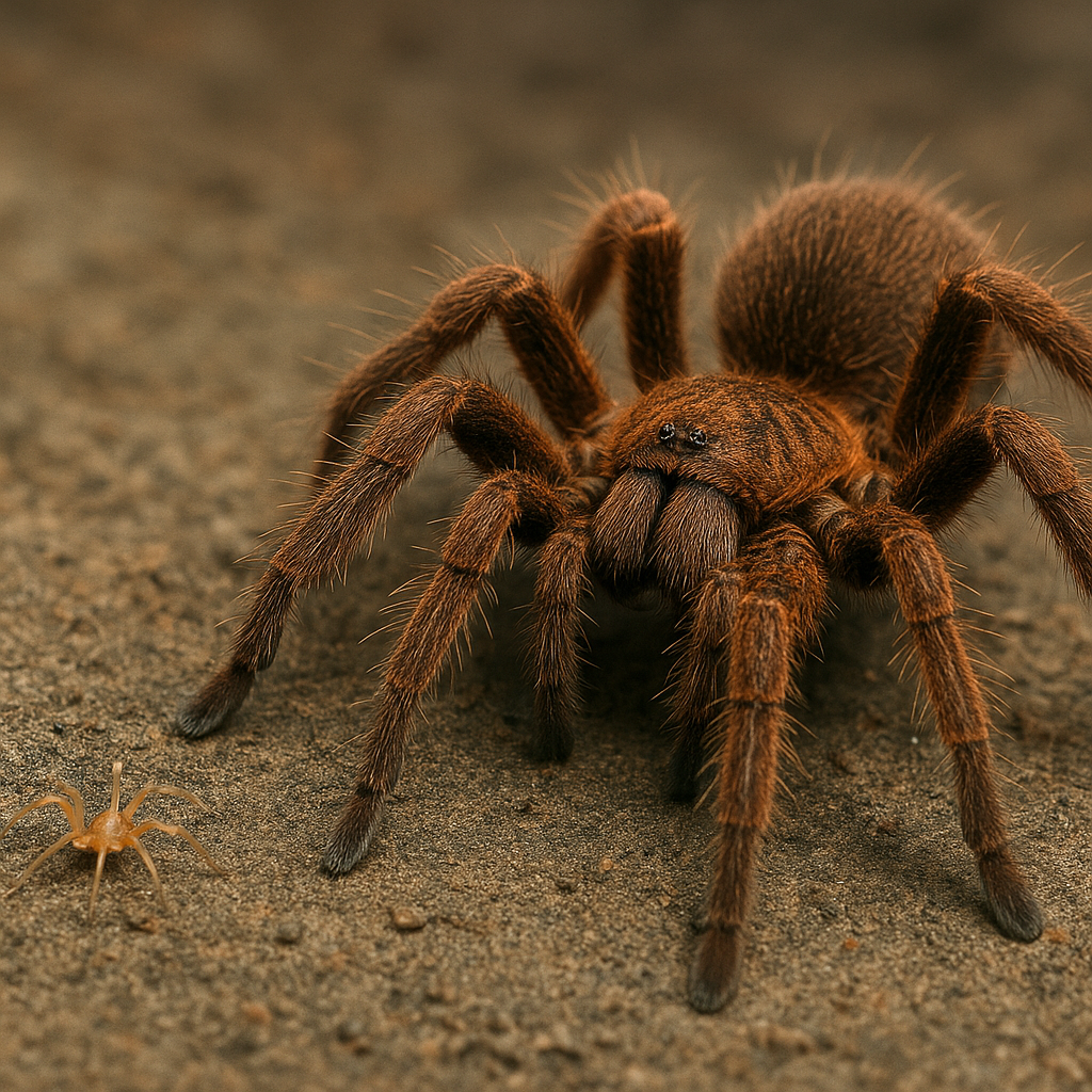 Najmniejszy i największy pająk świata – ekstremalne rozmiary w naturze