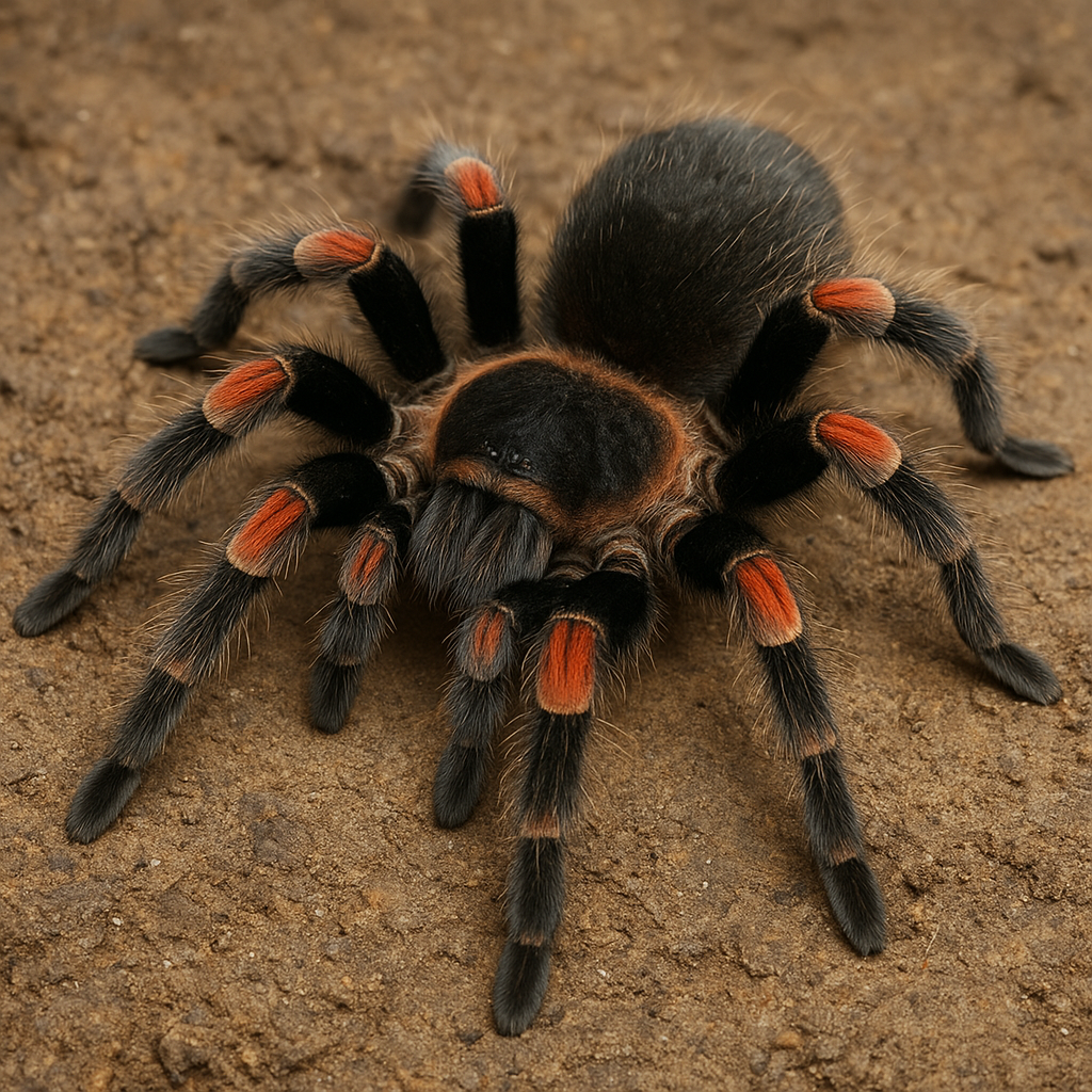 Ptasznik meksykański czerwony – Brachypelma vagans