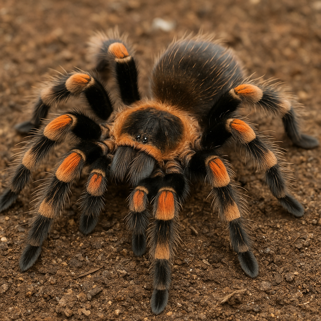 Ptasznik meksykański czerwono-kolanowy – Brachypelma smithi