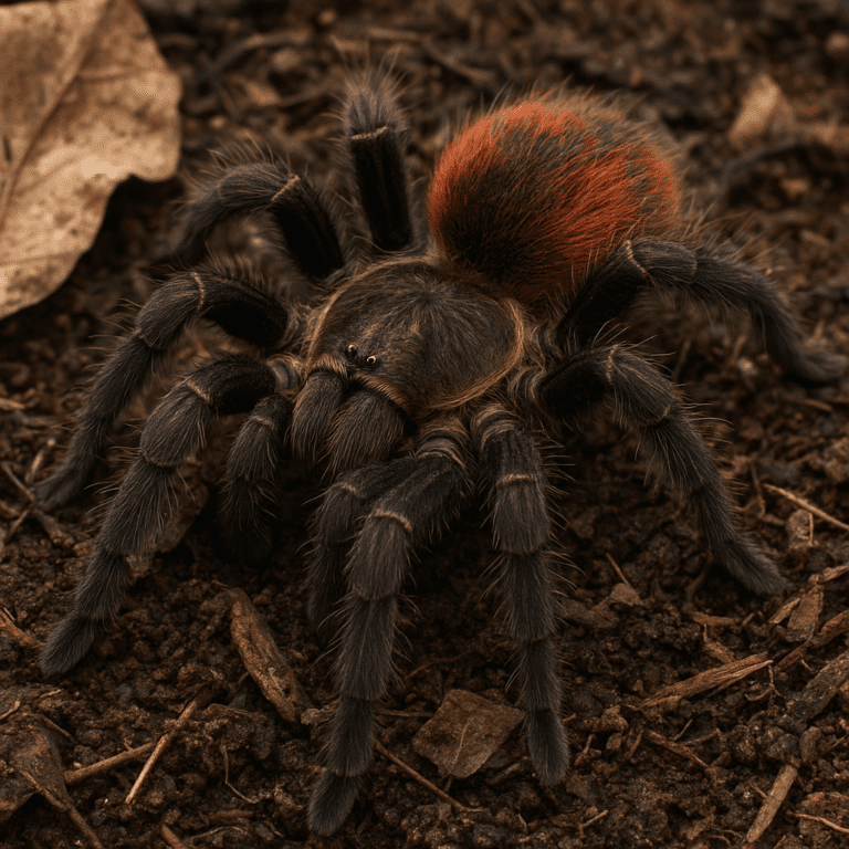 Ptasznik panamski – Sericopelma rubronitens