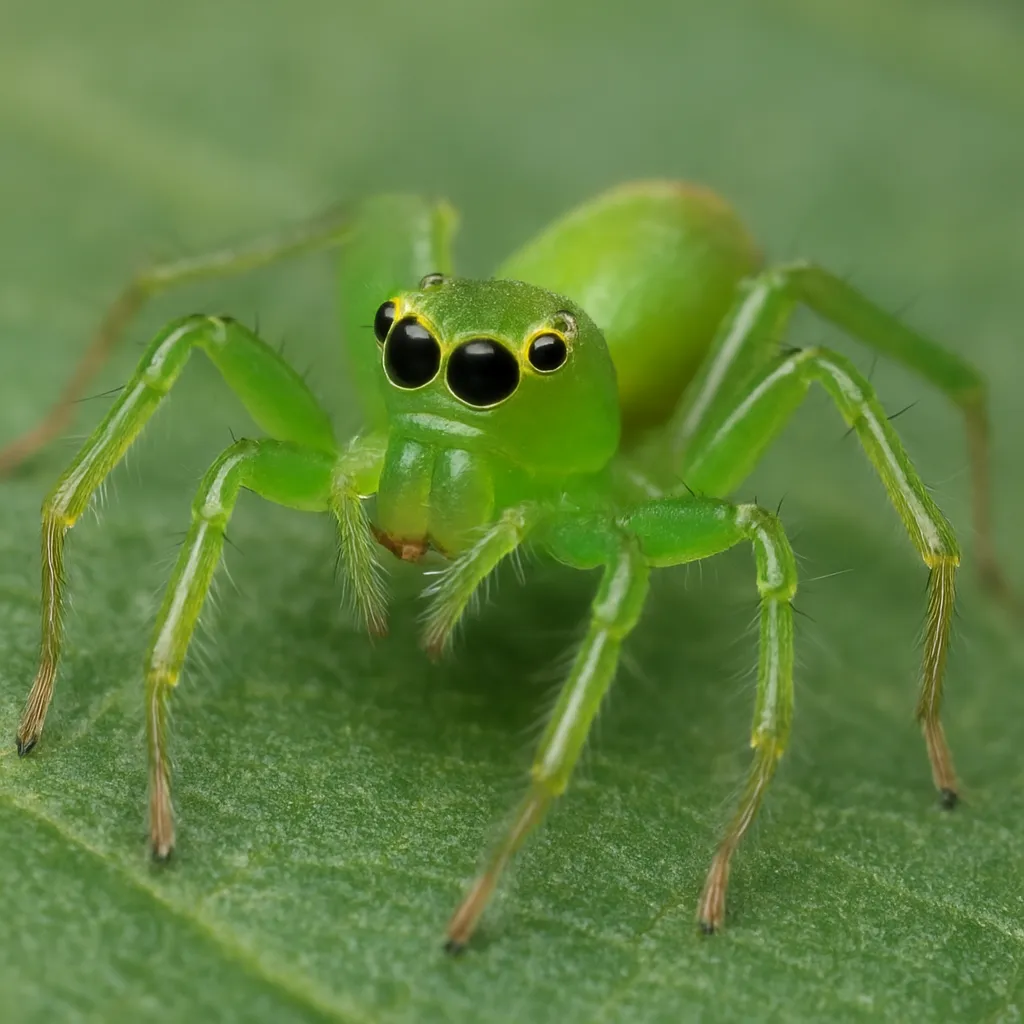 Skakun zielony – Lyssomanes viridis