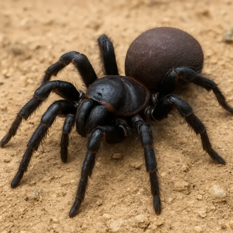 Ptasznik śródziemnomorski – Atypus piceus