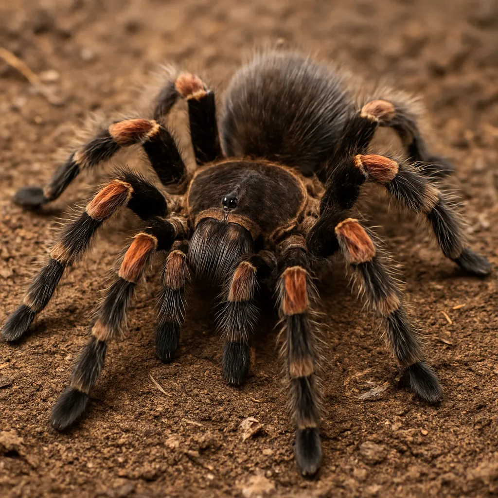 Ptasznik brazylijski czerwononogi – Acanthoscurria musculosa