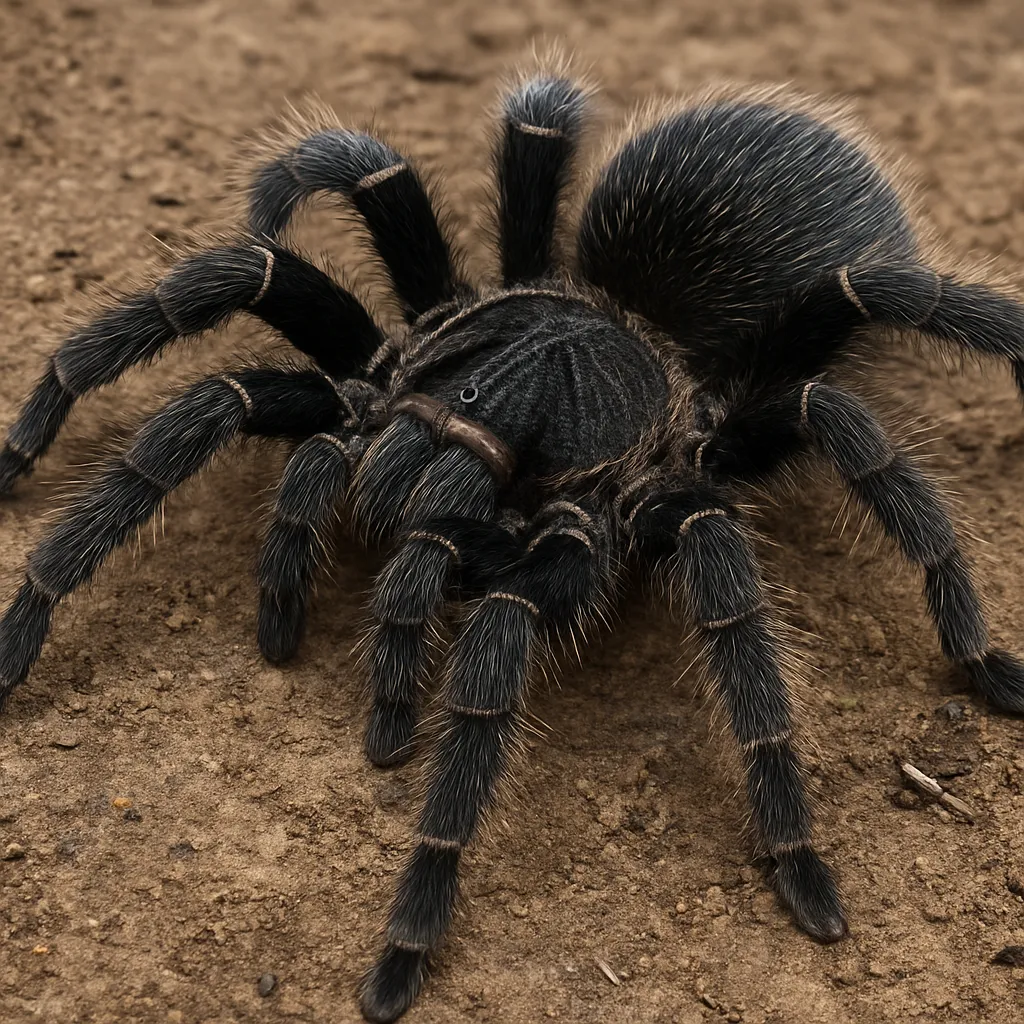 Ptasznik boliwijski czarny – Lasiodora striatipes