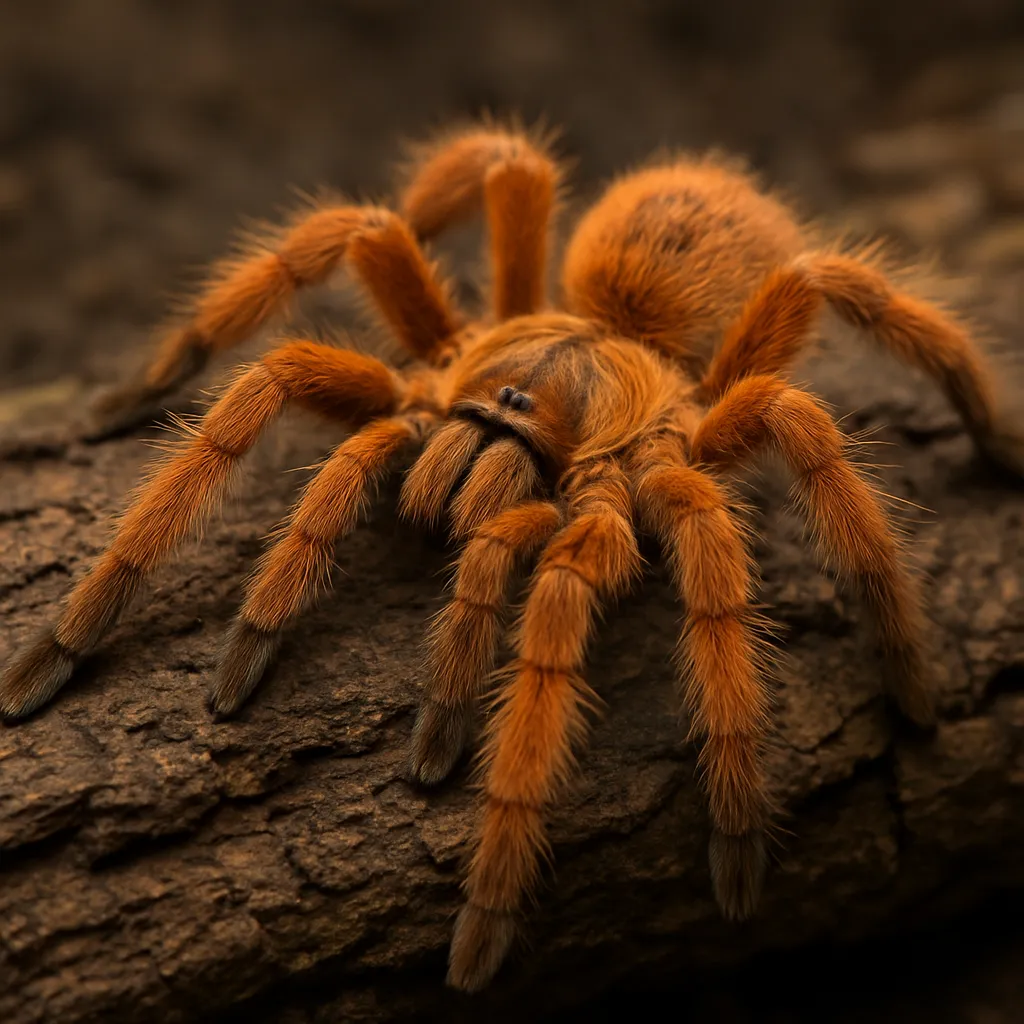 Ptasznik ekwadorski pomarańczowy – Psalmopoeus langenbucheri