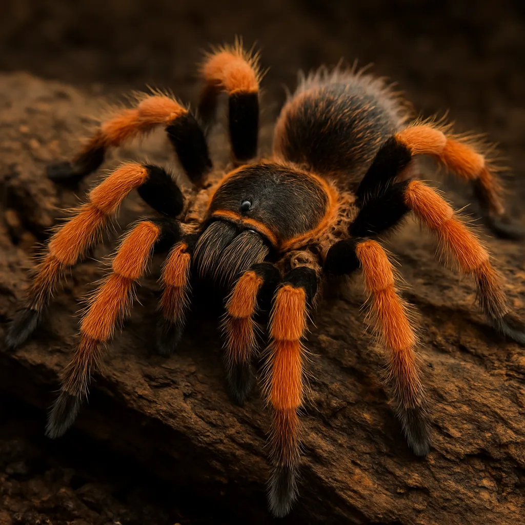 Ptasznik kolumbijski pomarańczowy – Hapalopus formosus