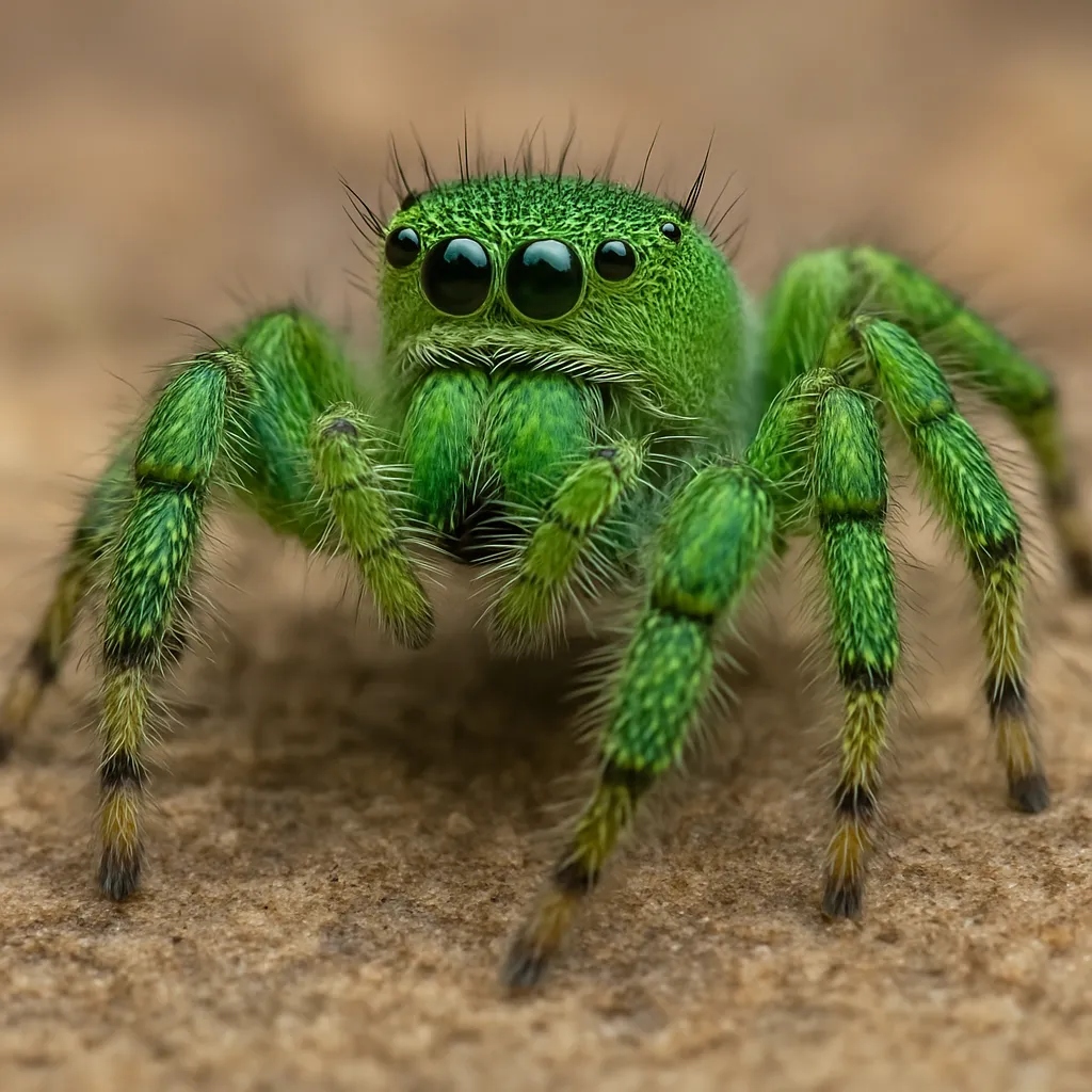 Skakun zielony amerykański – Phidippus texanus