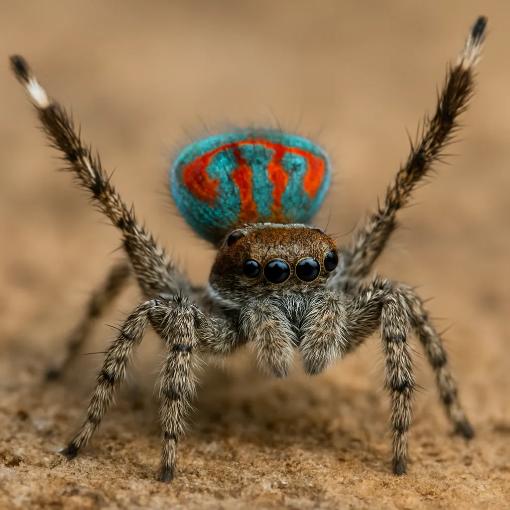 Skakun diamentowy – Maratus anomalus